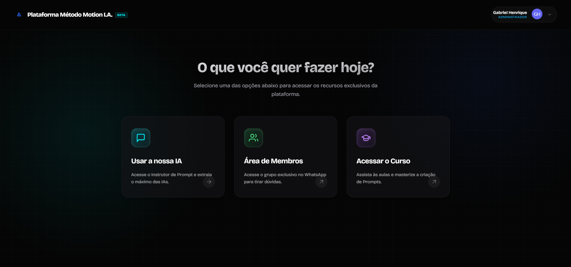 Plataforma Método Motion IA